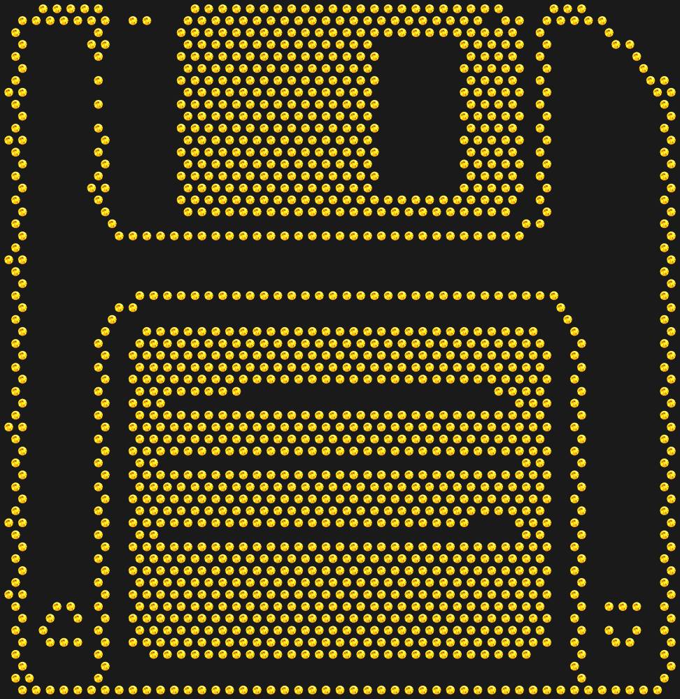 Трафарет Дискета — RHT_FLOPPY1_SS16_TOPAZ