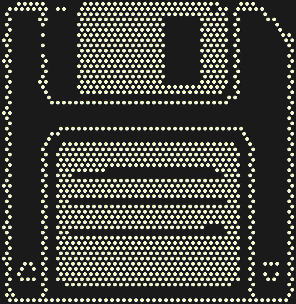 Трафарет Дискета — RHT_FLOPPY1_SS20_CRYSTAL_AB