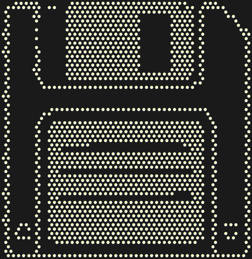 Трафарет Дискета — RHT_FLOPPY1_SS6_CRYSTAL_AB