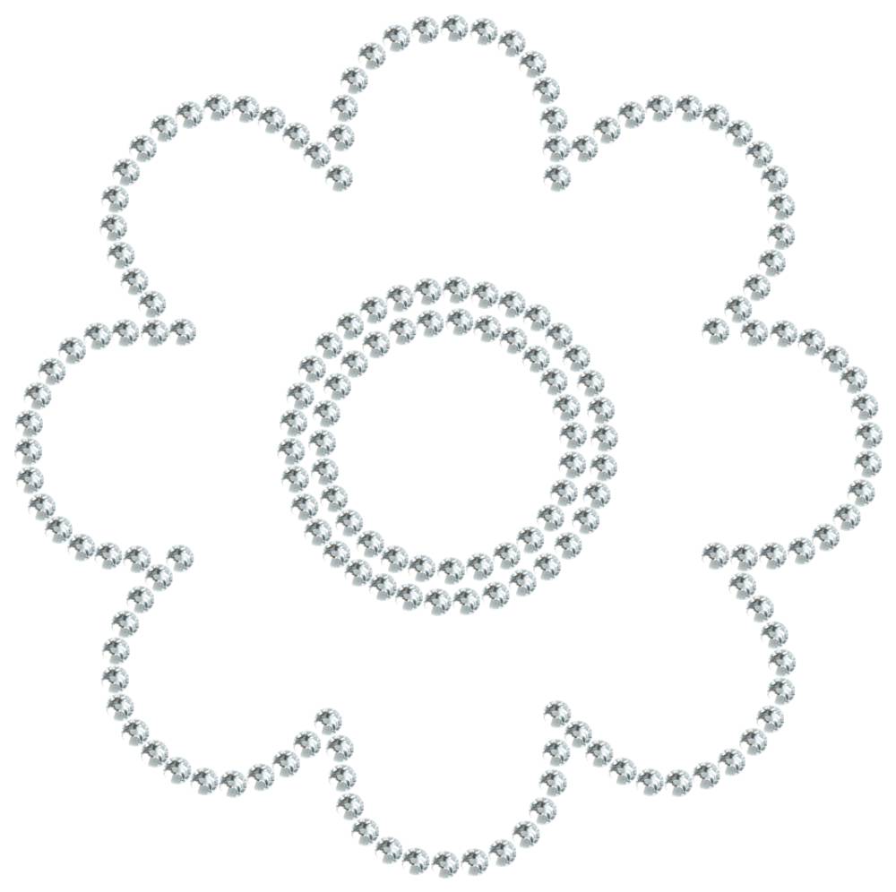 Трафарет Цветок — RHT_FLOWER1_SS10_CRYSTAL_CLEAR