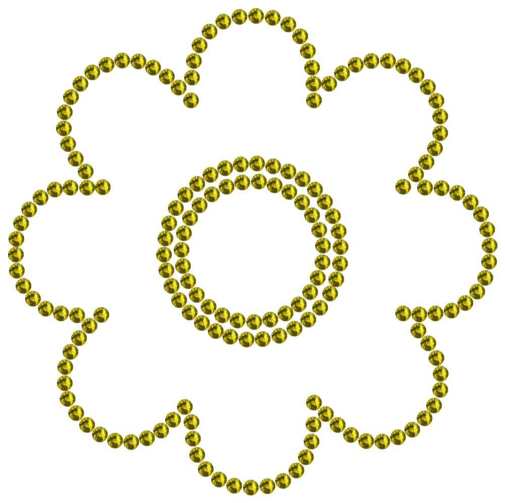Трафарет Цветок — RHT_FLOWER1_SS10_OLIVE