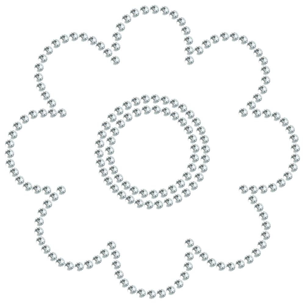 Трафарет Цветок — RHT_FLOWER1_SS12_CRYSTAL_CLEAR