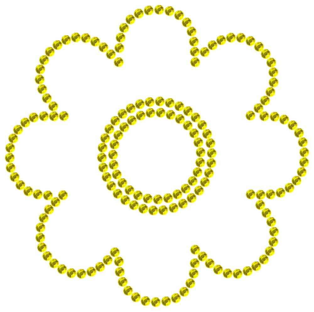 Трафарет Цветок — RHT_FLOWER1_SS16_CITRINE