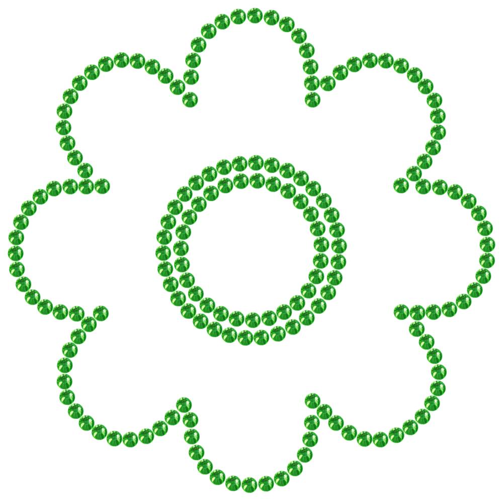 Трафарет Цветок — RHT_FLOWER1_SS16_LT_PERIDOT
