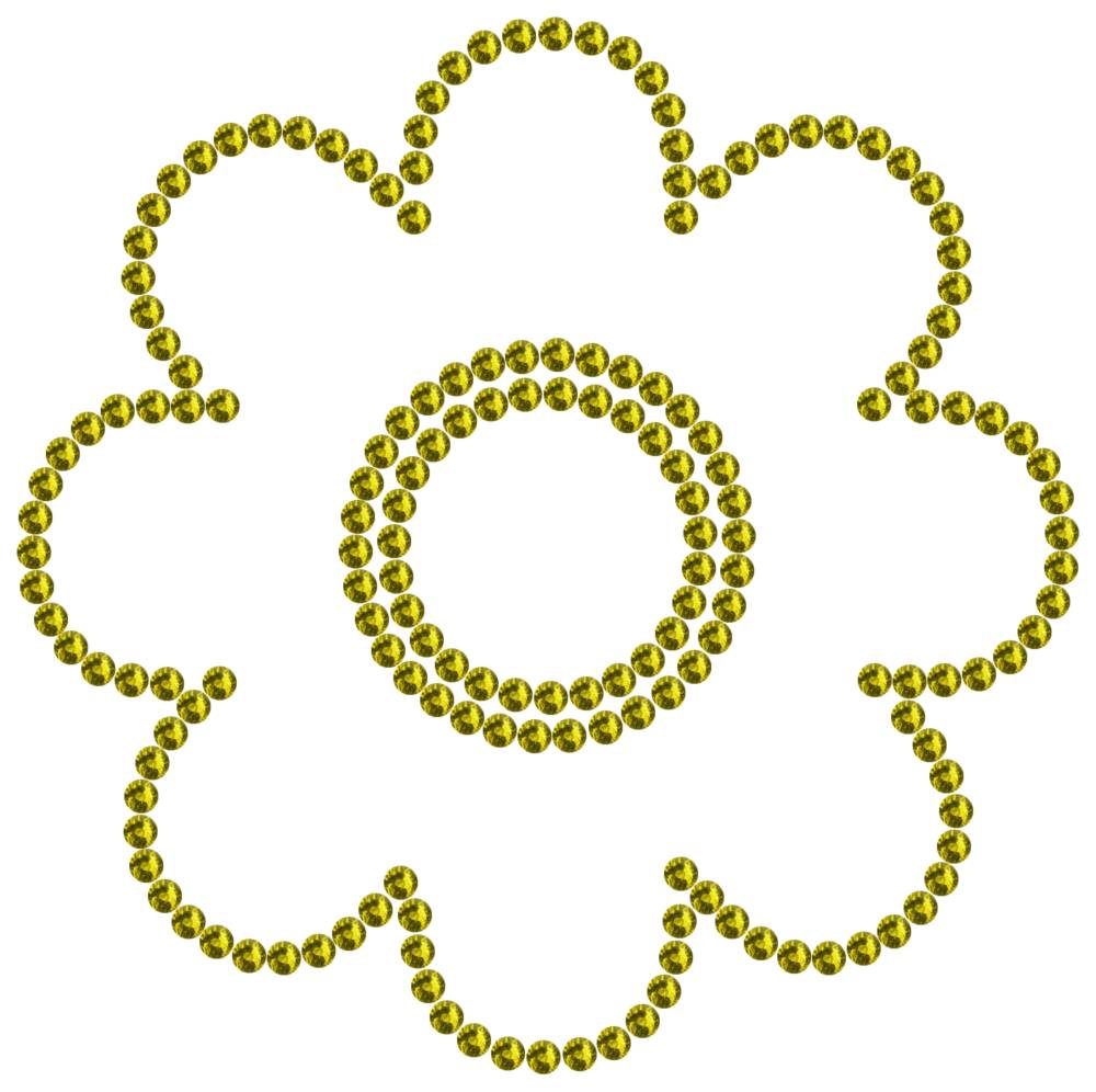 Трафарет Цветок — RHT_FLOWER1_SS16_OLIVE