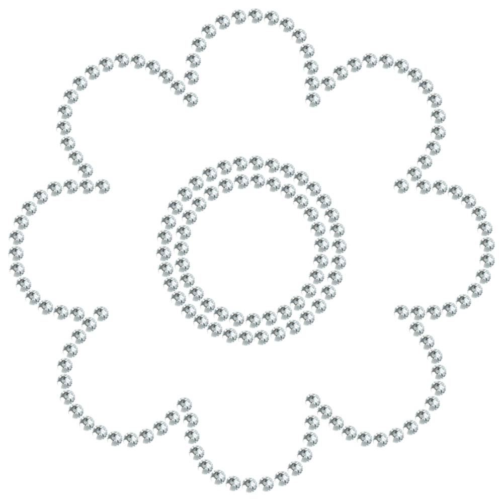 Трафарет Цветок — RHT_FLOWER1_SS20_CRYSTAL_CLEAR