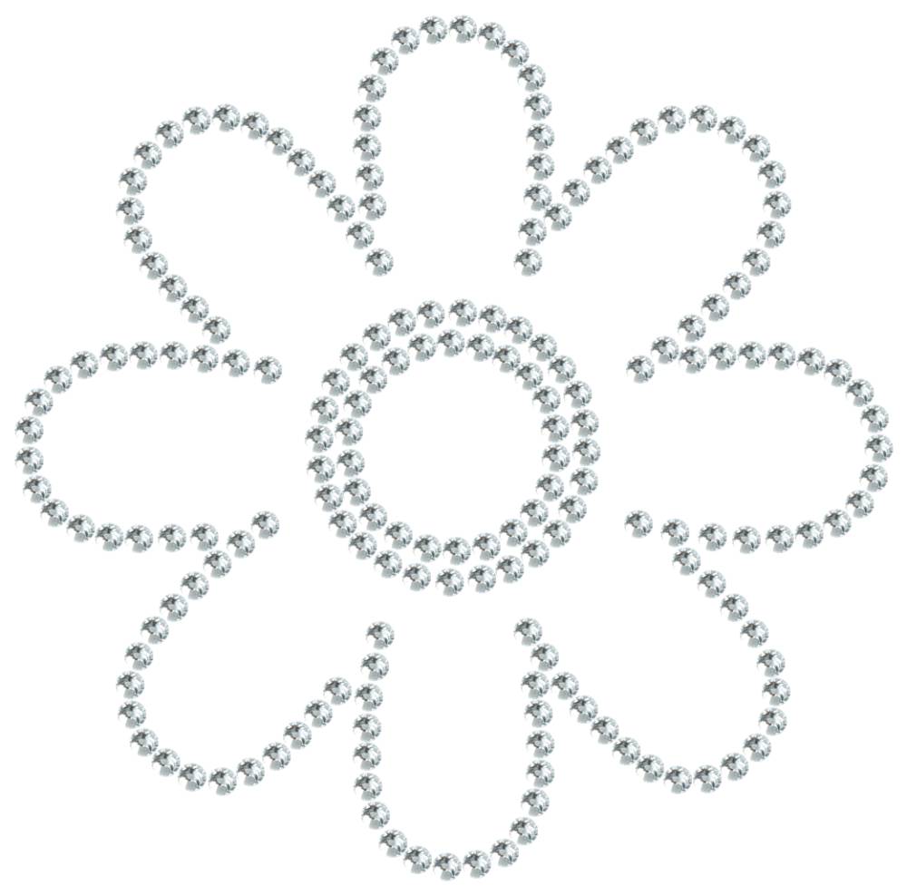 Трафарет Ромашка — RHT_FLOWER2_SS10_CRYSTAL_CLEAR