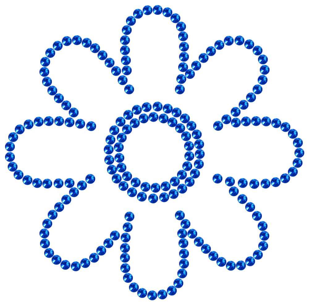 Трафарет Ромашка — RHT_FLOWER2_SS10_SAPPHIRE