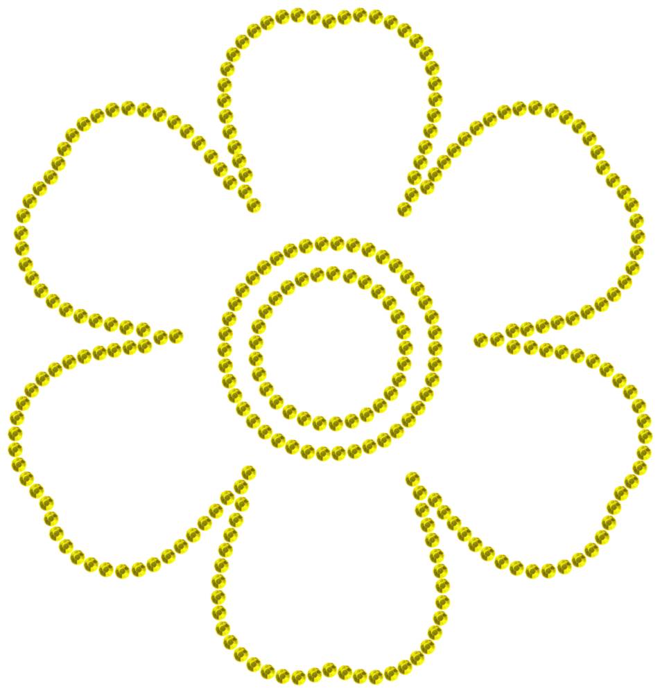Трафарет Незабудка — RHT_FLOWER3_SS10_CITRINE
