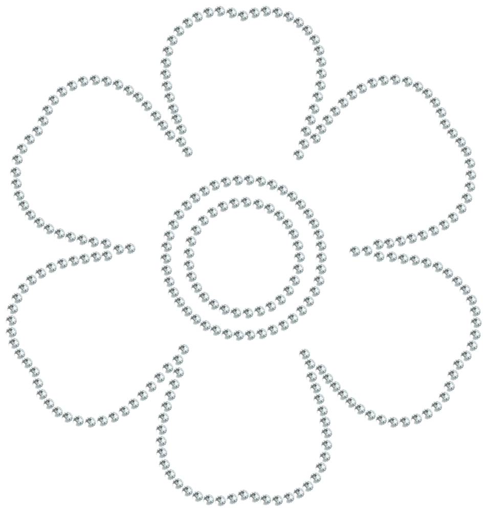 Трафарет Незабудка — RHT_FLOWER3_SS10_CRYSTAL_CLEAR