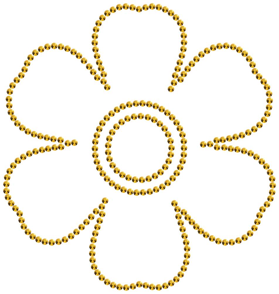 Трафарет Незабудка — RHT_FLOWER3_SS10_GOLD