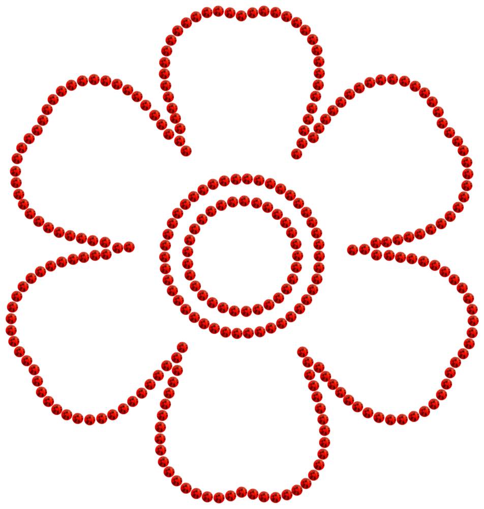 Трафарет Незабудка — RHT_FLOWER3_SS10_LT_SIAM