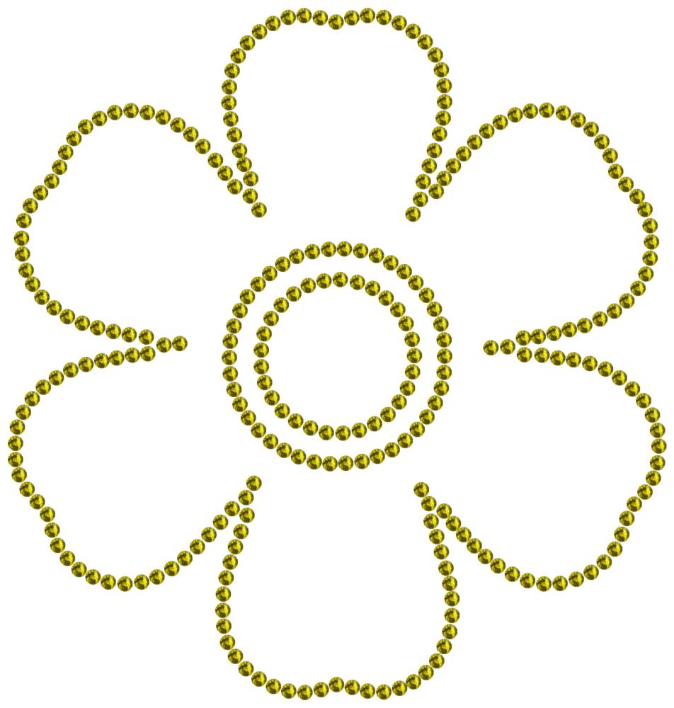 Трафарет Незабудка — RHT_FLOWER3_SS10_OLIVE