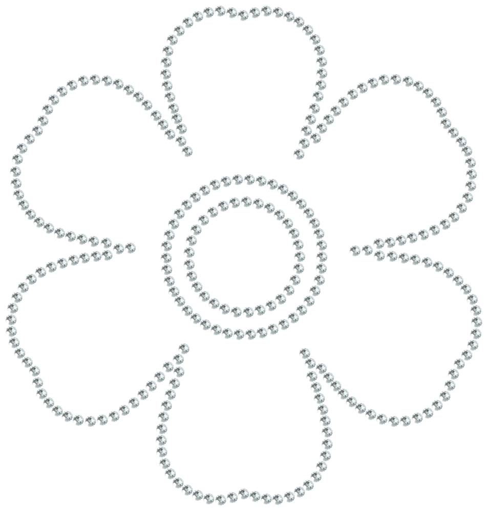 Трафарет Незабудка — RHT_FLOWER3_SS12_CRYSTAL_CLEAR