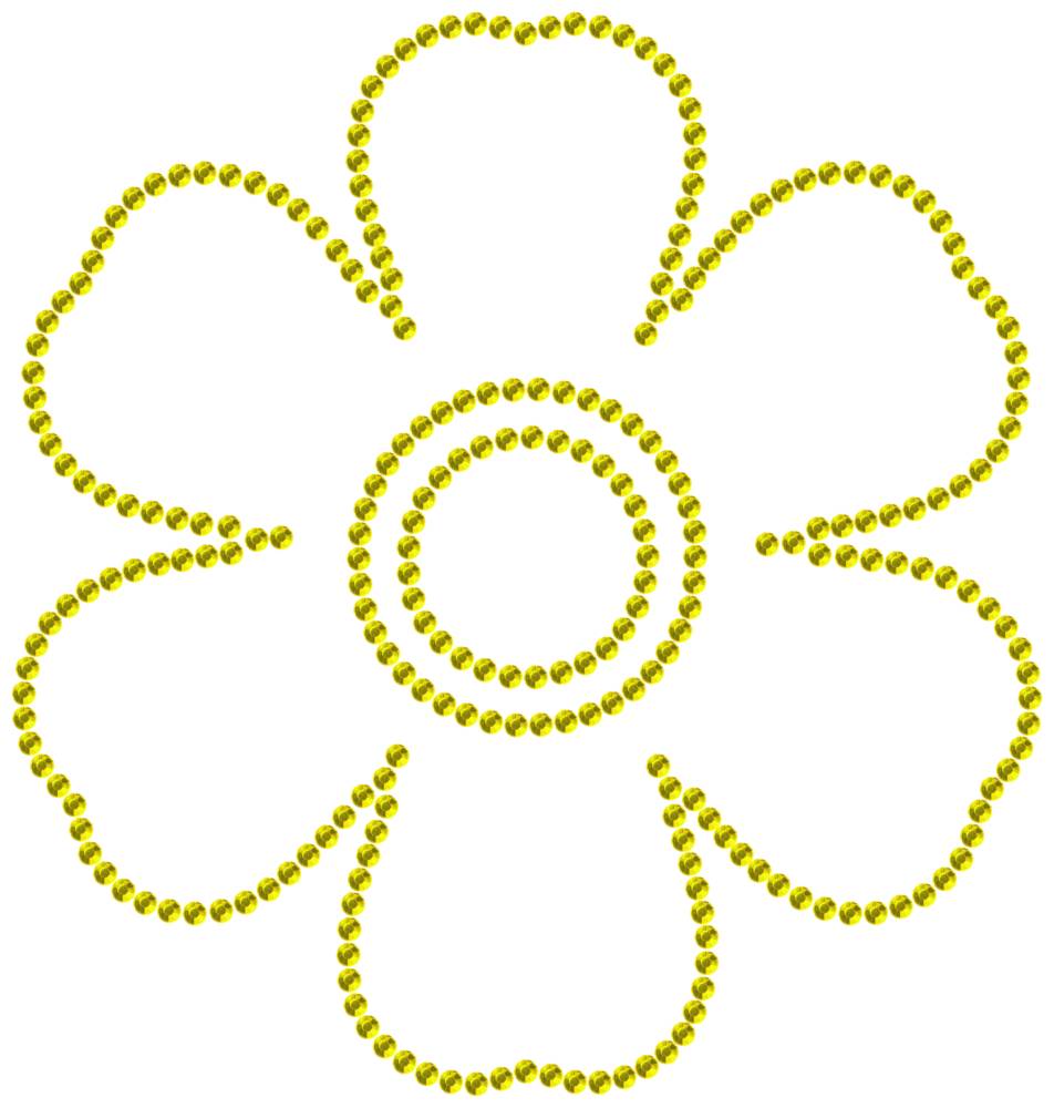 Трафарет Незабудка — RHT_FLOWER3_SS16_CITRINE