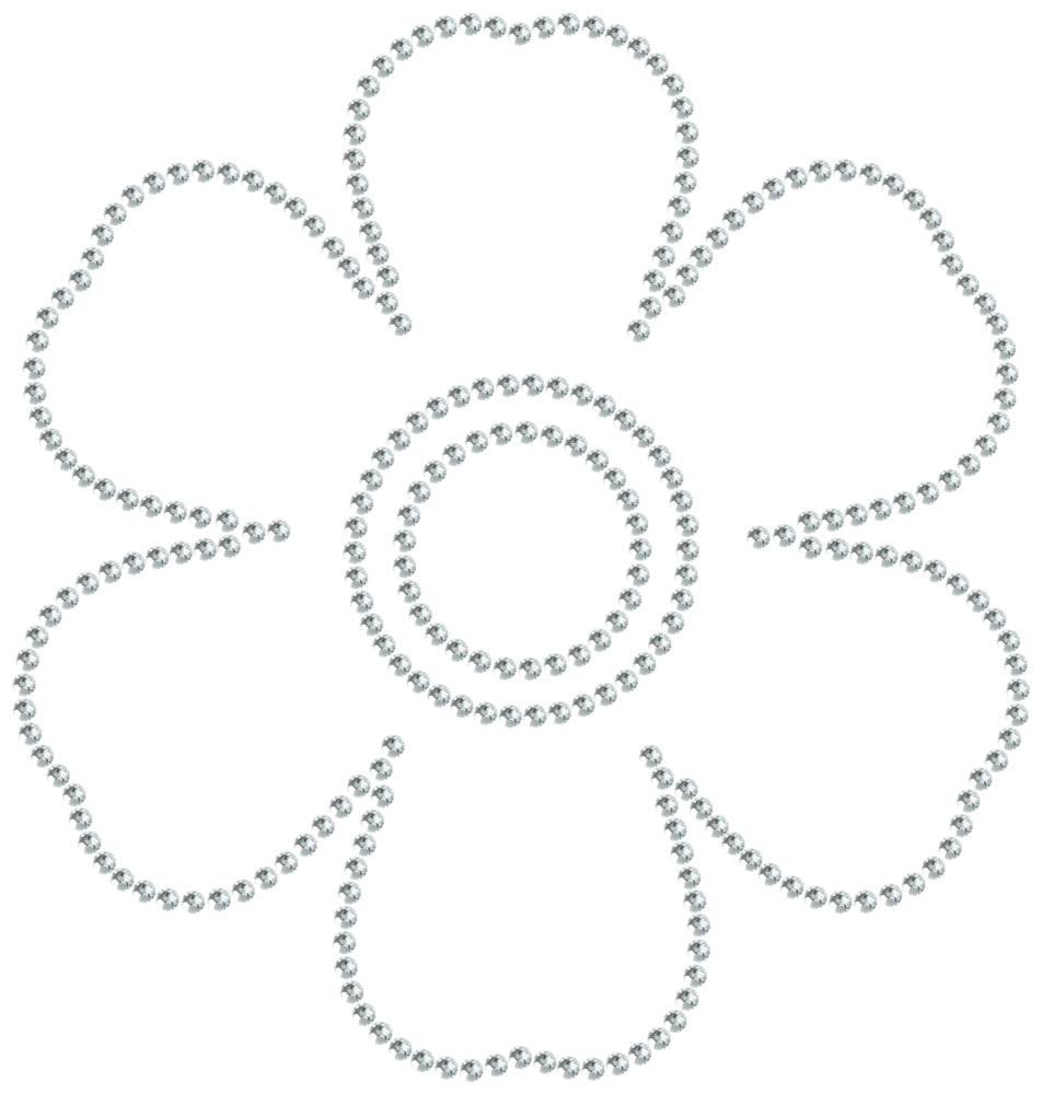 Трафарет Незабудка — RHT_FLOWER3_SS20_CRYSTAL_CLEAR