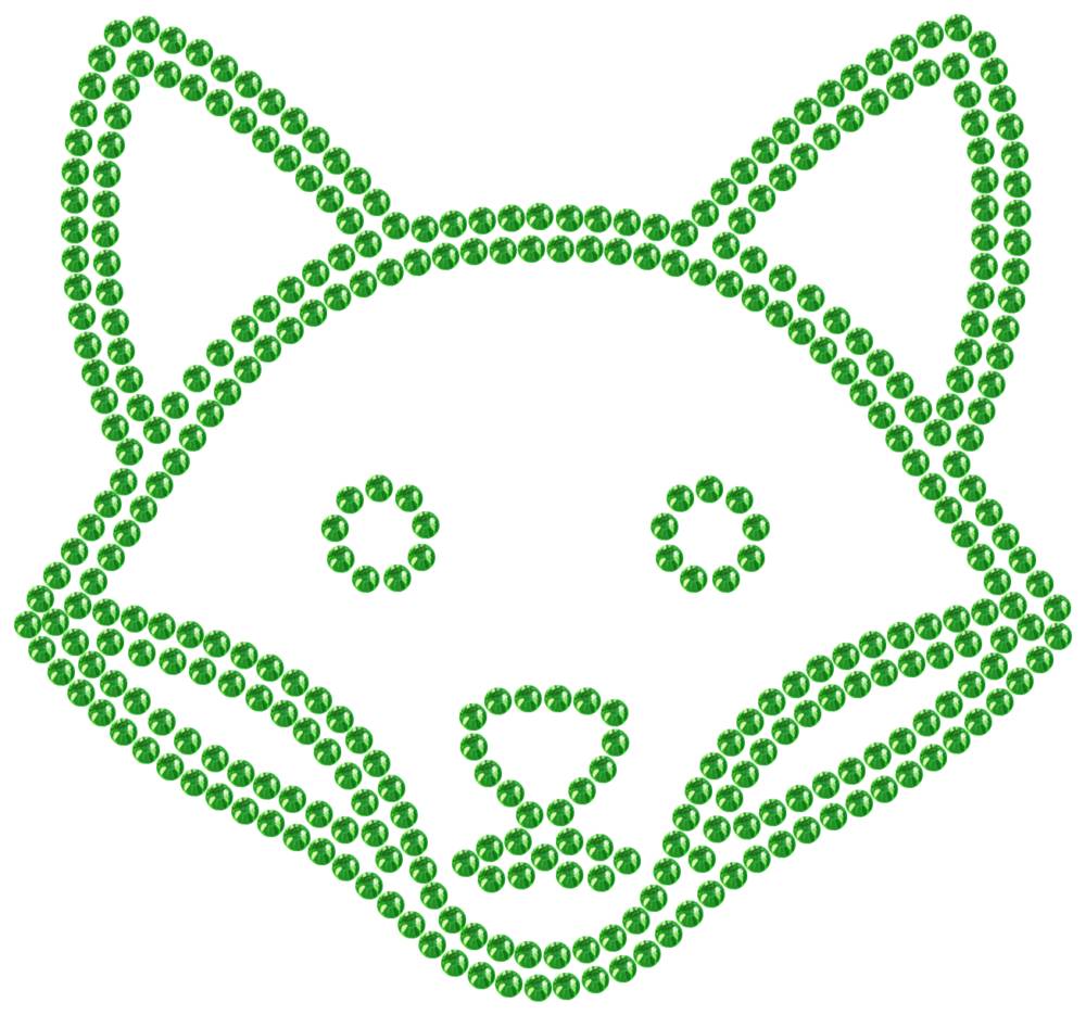 Трафарет Лиса — RHT_FOX1_SS10_LT_PERIDOT