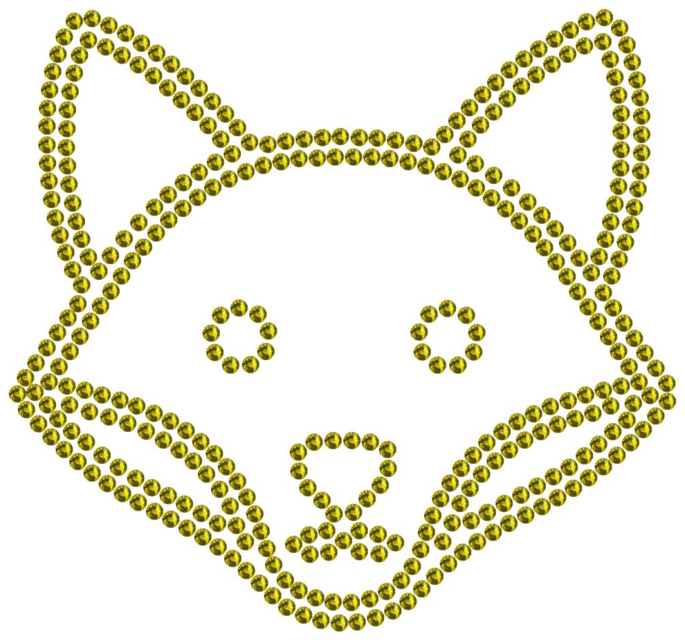Трафарет Лиса — RHT_FOX1_SS10_OLIVE