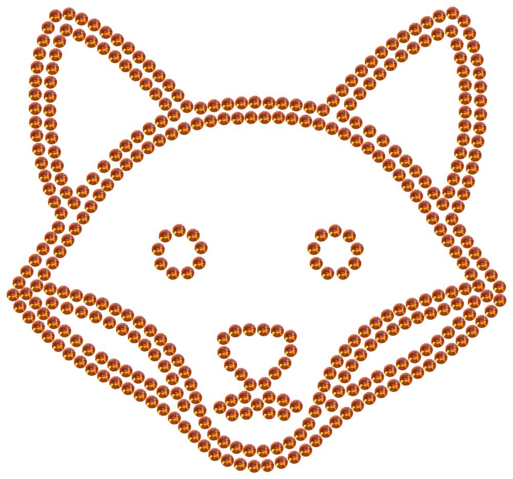 Трафарет Лиса — RHT_FOX1_SS10_RED_VOLCANO