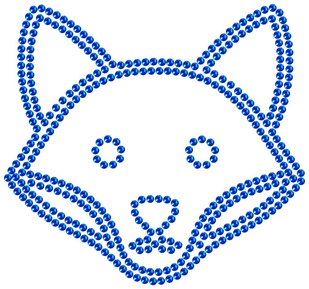 Трафарет Лиса — RHT_FOX1_SS10_SAPPHIRE
