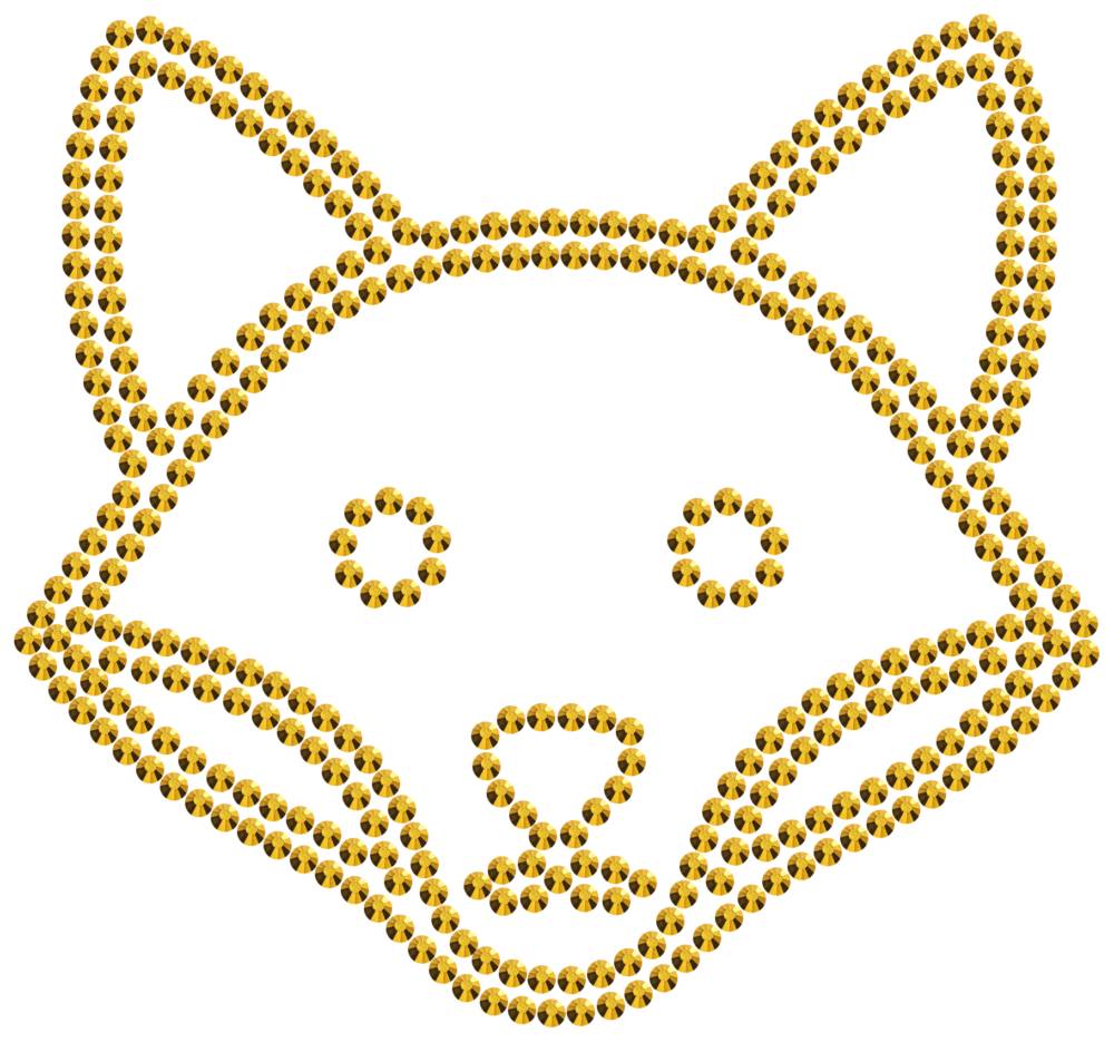 Трафарет Лиса — RHT_FOX1_SS16_GOLD