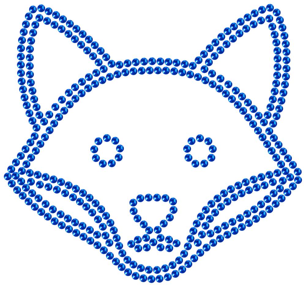 Трафарет Лиса — RHT_FOX1_SS16_SAPPHIRE