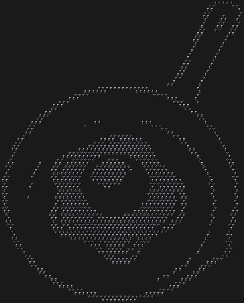 Трафарет Яичница — RHT_FRIEDEGGS1_SS10_JET_BLACK