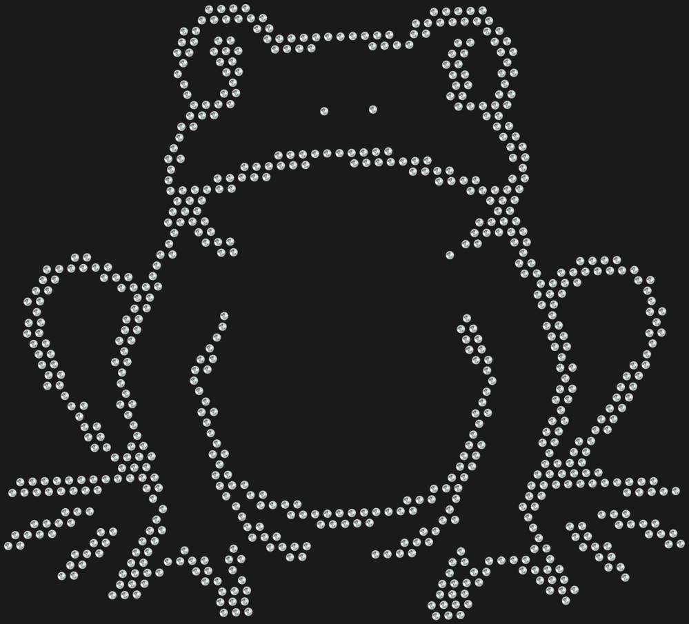 Трафарет Лягушка — RHT_FROG1_SS10_CRYSTAL_CLEAR