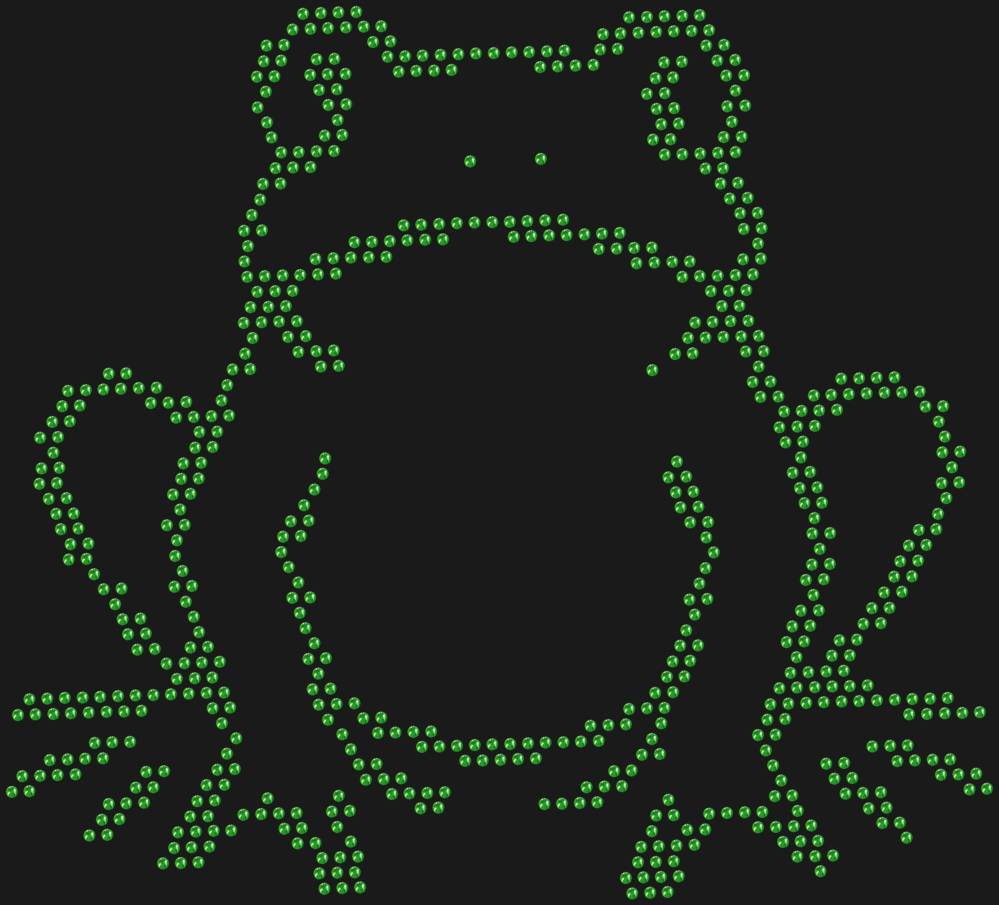 Трафарет Лягушка — RHT_FROG1_SS10_LT_PERIDOT