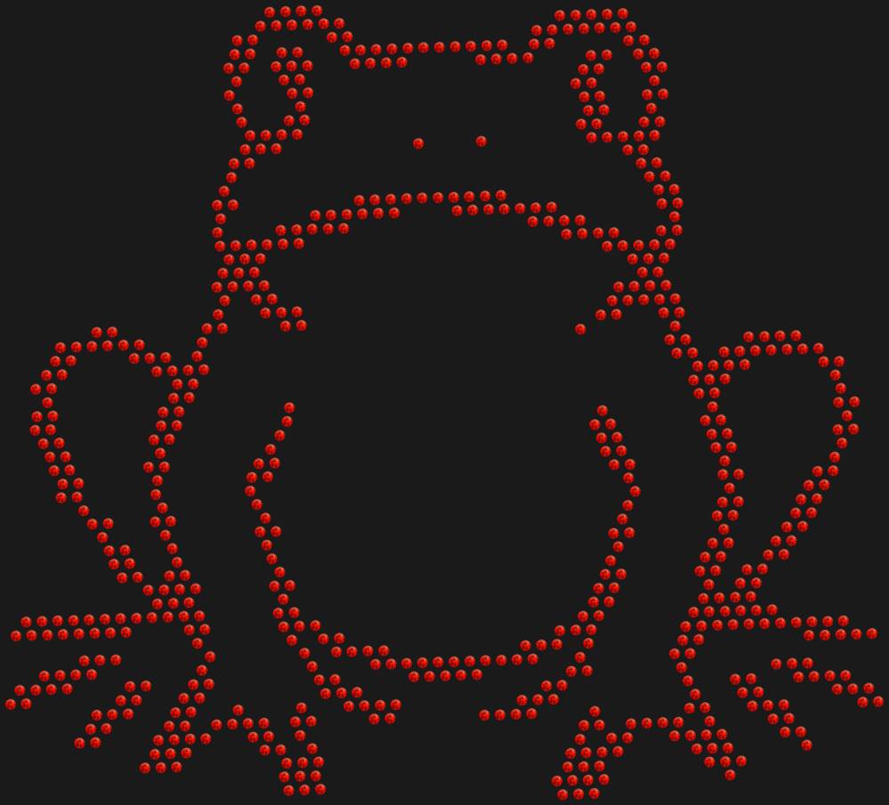 Трафарет Лягушка — RHT_FROG1_SS10_LT_SIAM