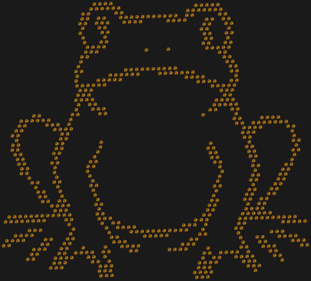 Трафарет Лягушка — RHT_FROG1_SS10_TOPAZ