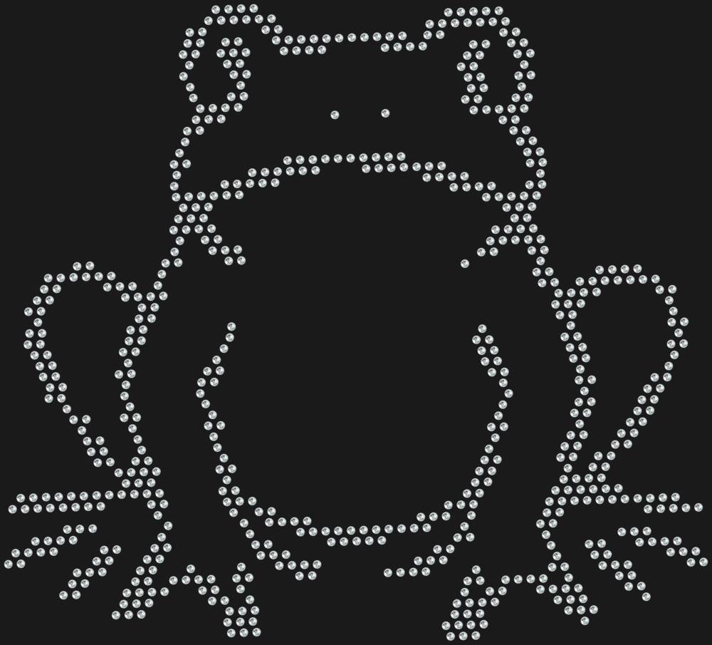 Трафарет Лягушка — RHT_FROG1_SS12_CRYSTAL_CLEAR