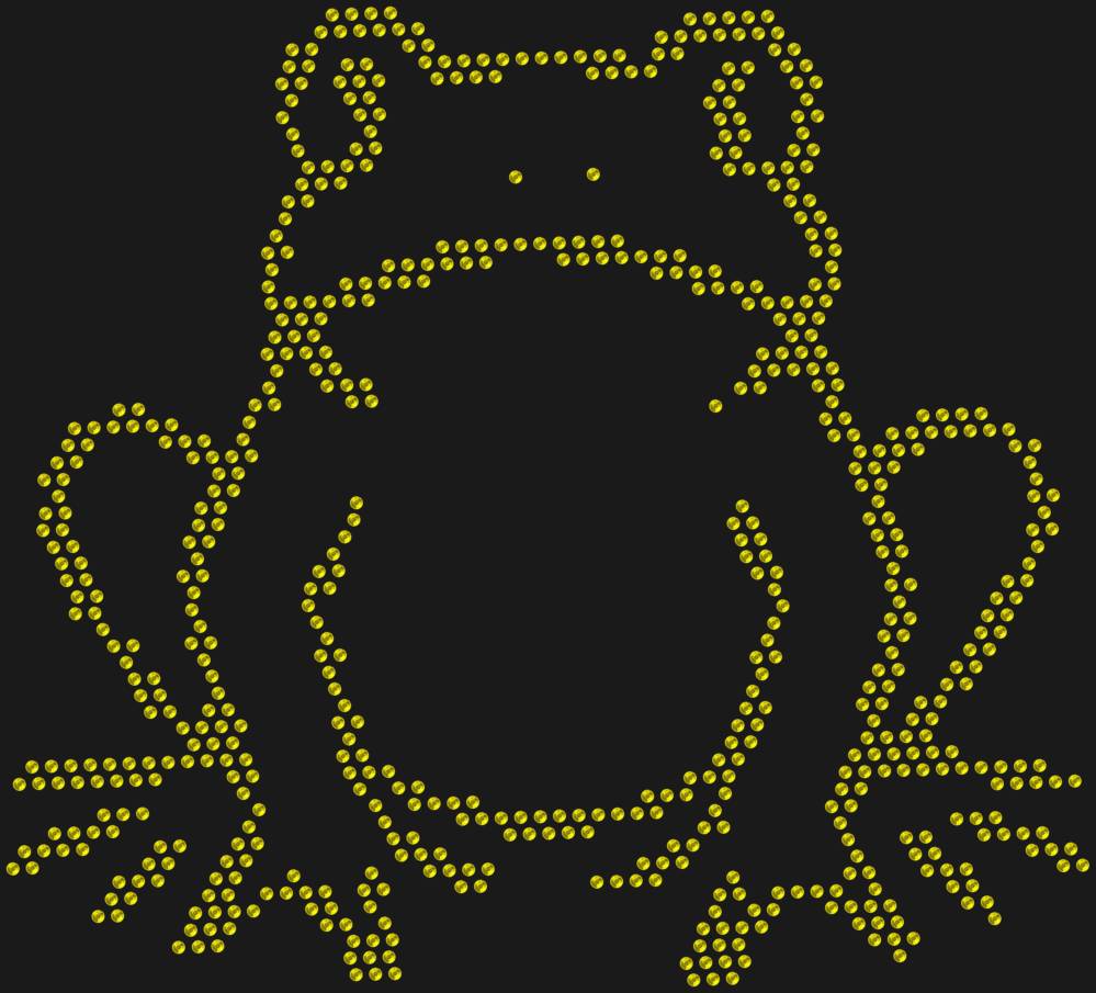 Трафарет Лягушка — RHT_FROG1_SS16_CITRINE