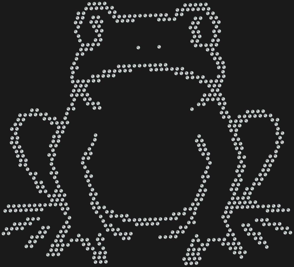 Трафарет Лягушка — RHT_FROG1_SS16_CRYSTAL_CLEAR