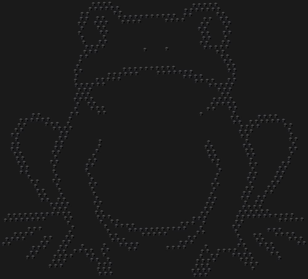 Трафарет Лягушка — RHT_FROG1_SS16_JET_BLACK