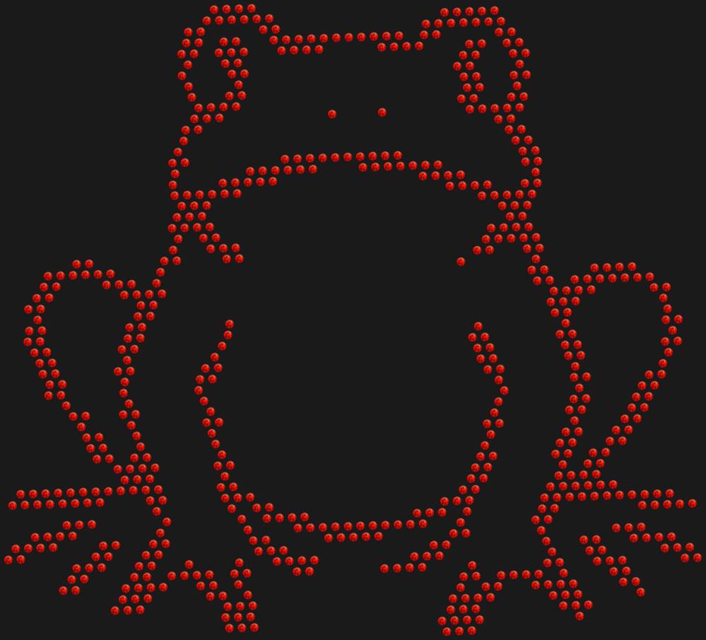 Трафарет Лягушка — RHT_FROG1_SS16_LT_SIAM