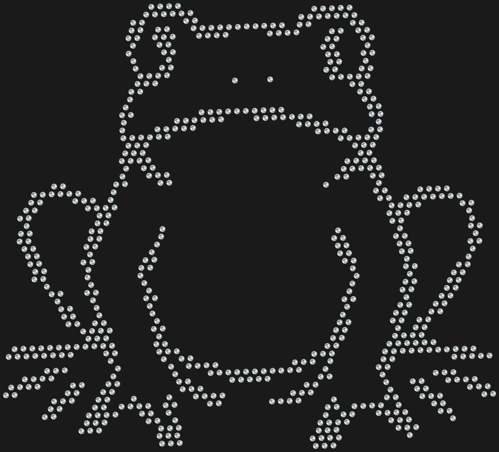 Трафарет Лягушка — RHT_FROG1_SS6_CRYSTAL_CLEAR