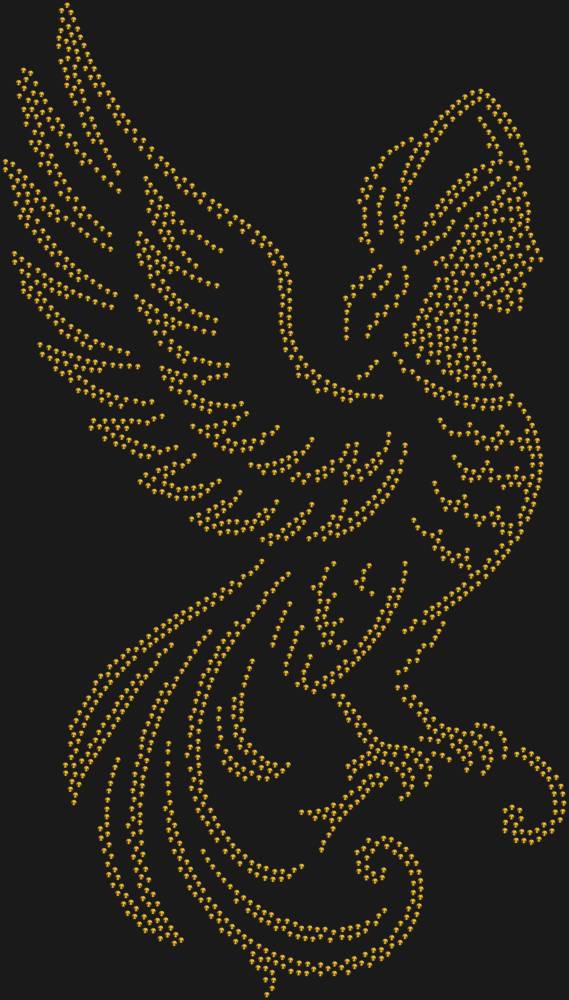 Трафарет Птица гамаюн — RHT_GAMAYUN1_SS16_GOLD