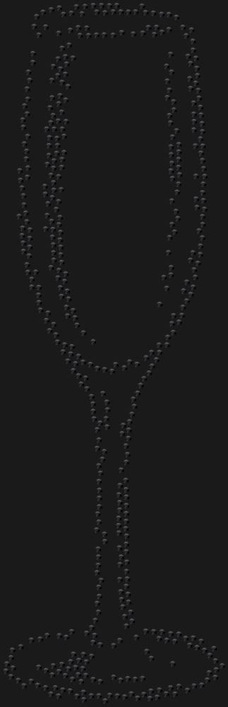 Трафарет Высокий бокал — RHT_GLASS1_SS10_JET_BLACK