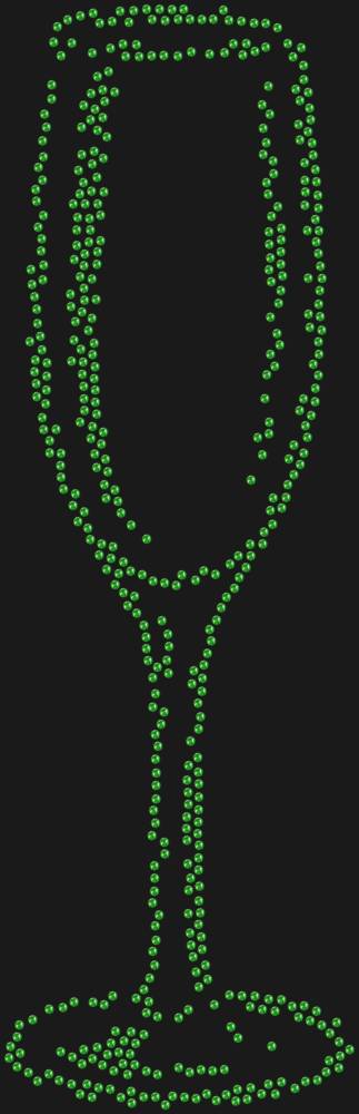 Трафарет Высокий бокал — RHT_GLASS1_SS10_LT_PERIDOT