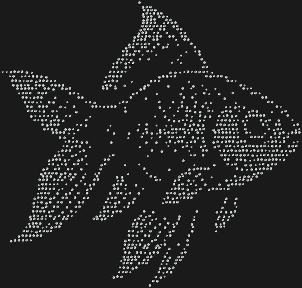 Трафарет Золотая рыбка — RHT_GOLDFISH1_MULTY_CRYSTAL_CLEAR