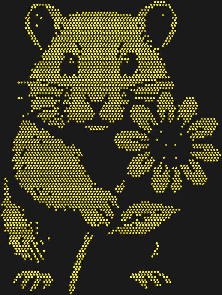 Трафарет Хомяк с цветком — RHT_HAMSTER1_SS10_OLIVE
