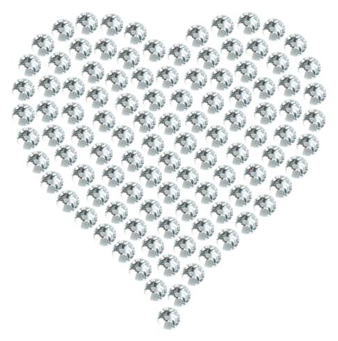 Трафарет Мини сердце плотное — RHT_HEART1_SS10_CRYSTAL_CLEAR