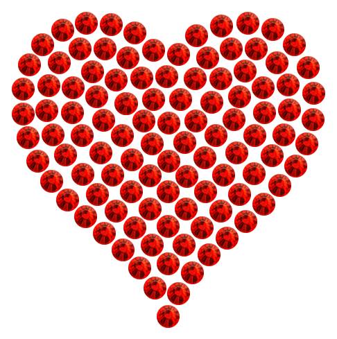 Трафарет Мини сердце плотное — RHT_HEART1_SS10_LT_SIAM