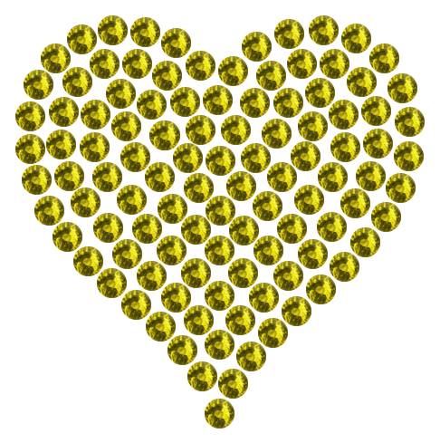 Трафарет Мини сердце плотное — RHT_HEART1_SS10_OLIVE
