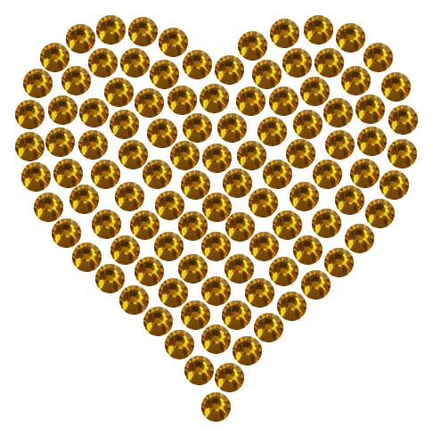 Трафарет Мини сердце плотное — RHT_HEART1_SS10_TOPAZ