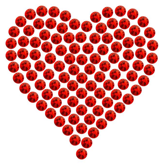 Трафарет Мини сердце плотное — RHT_HEART1_SS16_LT_SIAM