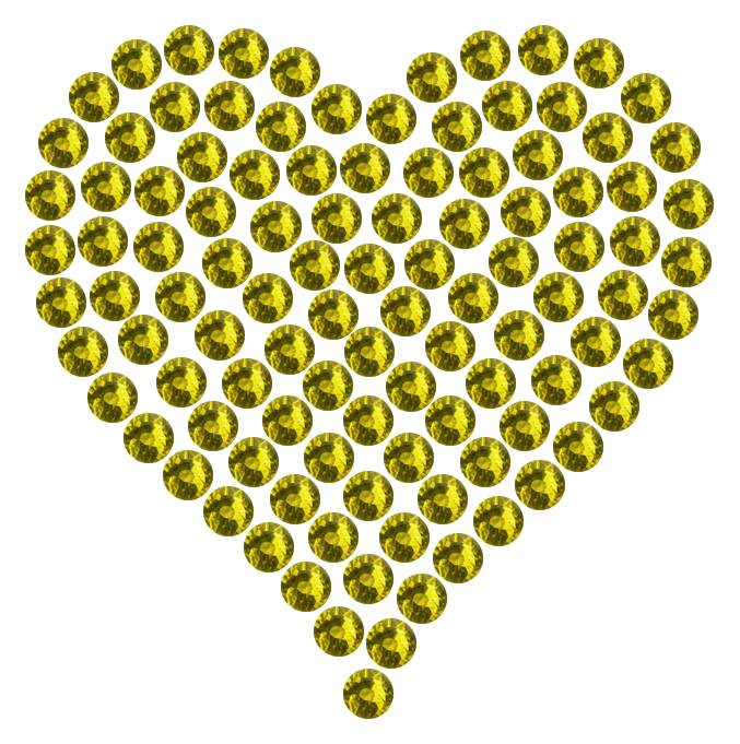 Трафарет Мини сердце плотное — RHT_HEART1_SS16_OLIVE