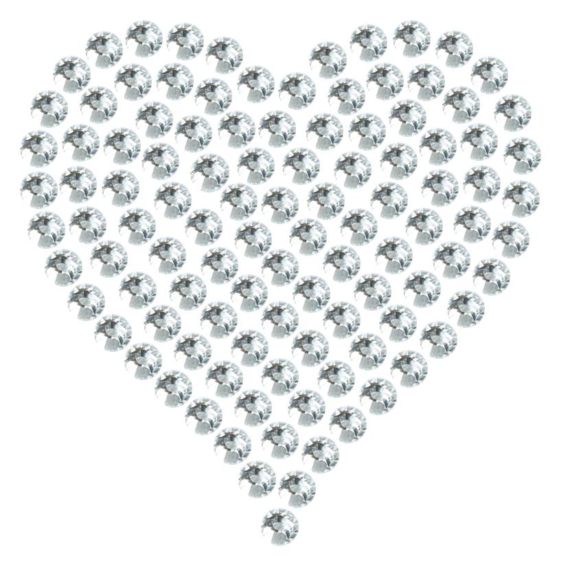 Трафарет Мини сердце плотное — RHT_HEART1_SS20_CRYSTAL_CLEAR