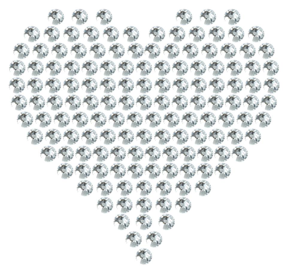 Трафарет Сердце компактное — RHT_HEART5_SS20_CRYSTAL_CLEAR